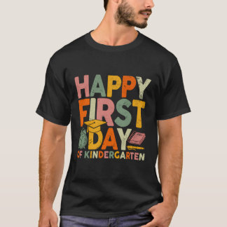 Camiseta Feliz Primer Día De La Infancia De Vuelta A La Esc