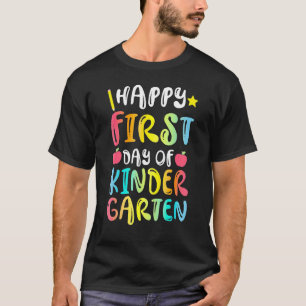 Camiseta Feliz Primer Día De La Infancia De Vuelta A La Esc