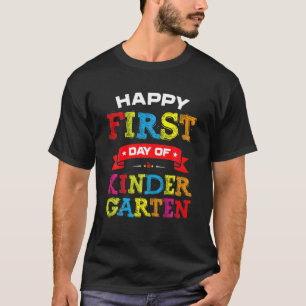 Camiseta Feliz Primer Día De La Infancia De Vuelta Al Escol