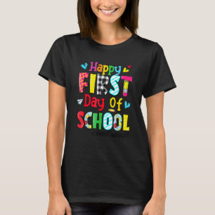 Camiseta Feliz Primer Día De La Vida De La Enfermera Escola
