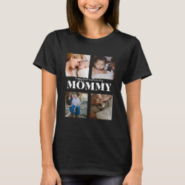 Camiseta Feliz primer día de las madres hermoso collage de