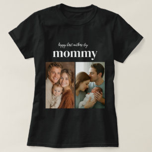 Camiseta Feliz primer día de las madres, hermoso collage de