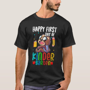 Camiseta Feliz Primer Día De Los Niños De Kindergarten Slot