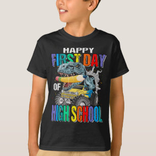 Camiseta Feliz Primer Día De Monstruo De Secundaria