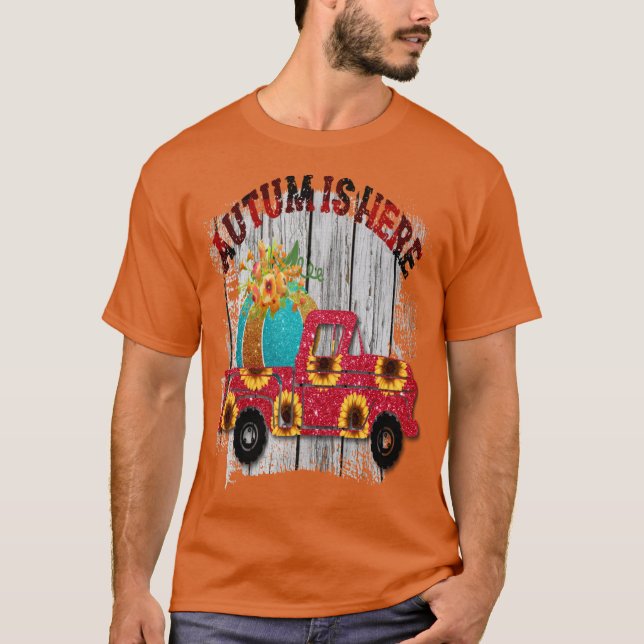 Camiseta Feliz primer día de otoño Oversized 3 (Anverso)