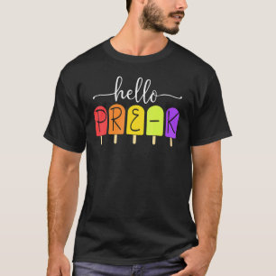 Camiseta Feliz Primer Día De Preescolar De Vuelta Al Profes