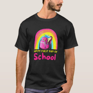 Camiseta Feliz Primer Día Del Colegio Doloroso Tee Welcome 