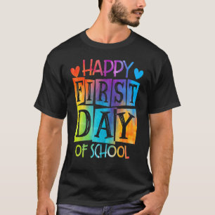 Camiseta Feliz Primer Día Del Colegio, Hola De Vuelta A Sc