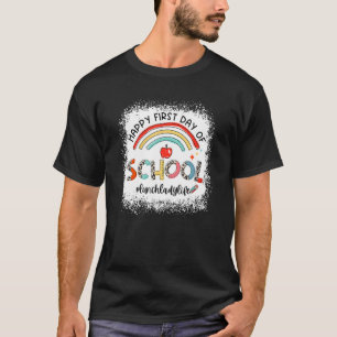 Camiseta Feliz Primer Día Del Colegio Lanza De Almuerzo Lad