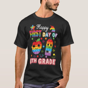 Camiseta Feliz Primer Día Del Juguete De 8º Grado Fidget De