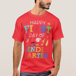 Camiseta Feliz Primer Día Del Profesor De Jardín De Niños D