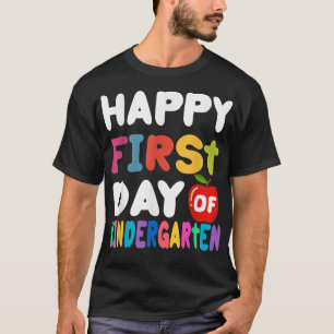 Camiseta Feliz Primer Día Del Profesor De La Escuela De Jar