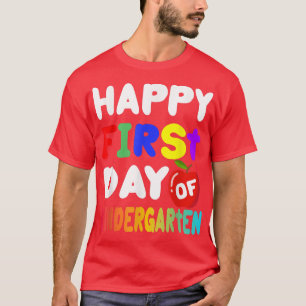 Camiseta Feliz Primer Día Del Profesor De La Escuela Primar