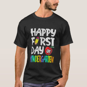 Camiseta Feliz Primer Día Del Profesor De La Escuela Primar