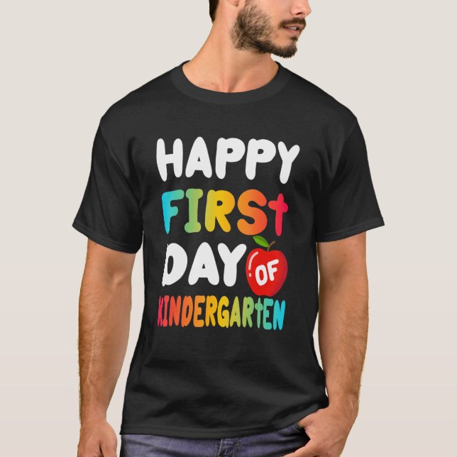 Camiseta Feliz Primer Día Del Profesor De La Escuela Primar (Anverso)