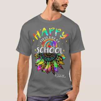 Camiseta Feliz primer día escolar de vuelta a la escuela