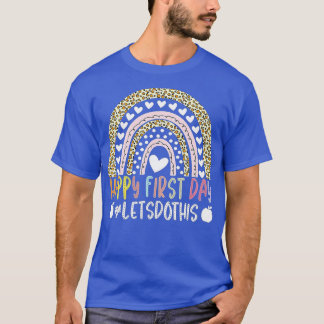 Camiseta Feliz primer día Hagamos esta bienvenida de vuelta