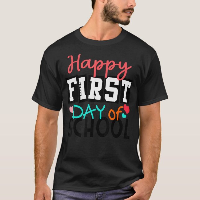 Camiseta Feliz primer día Hagamos esta bienvenida de vuelta (Anverso)
