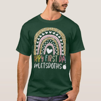 Camiseta Feliz primer día Hagamos esta bienvenida de vuelta
