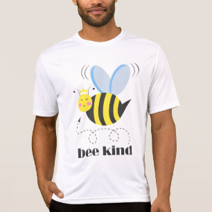 Camiseta Feliz princesa de abejas con corona y lema Bee Kin