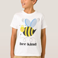 Feliz princesa de abejas con corona y lema Bee Kin