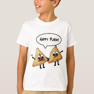 Camiseta Feliz Purim hamantaschen