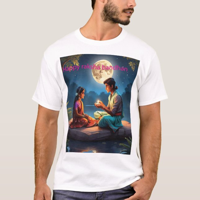 Camiseta Feliz Raksha Bandhan (Anverso)
