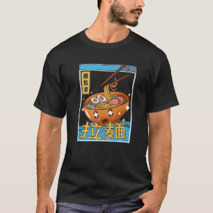 Camiseta Feliz Ramen Bowl Digital Japan Style Otaku Anime V