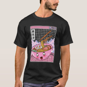Camiseta Feliz Ramen Bowl Digital Japan Style Otaku Anime V