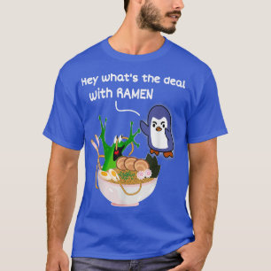 Camiseta Feliz Rana Voladora Ramen Kawai Anime para las muj