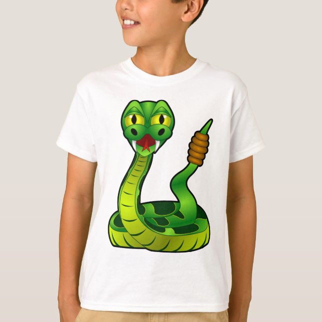 Camiseta Feliz rattlesnake (Anverso)