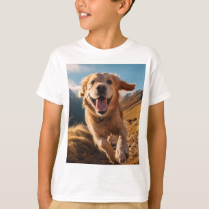 Camiseta Feliz recuperación de oro corriendo
