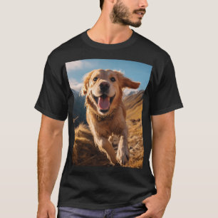 Camiseta Feliz recuperación de oro corriendo
