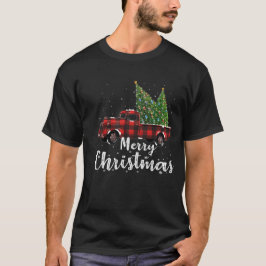 Camiseta Feliz regalo de árbol de Navidad para camiones nav