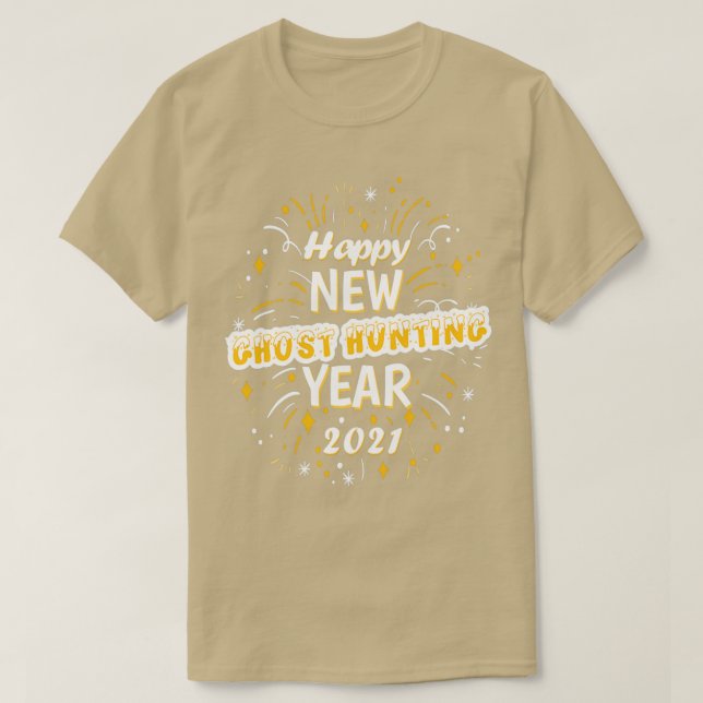 Camiseta Feliz regalo de bienvenida de Año Nuevo de Caza de (Diseño del anverso)