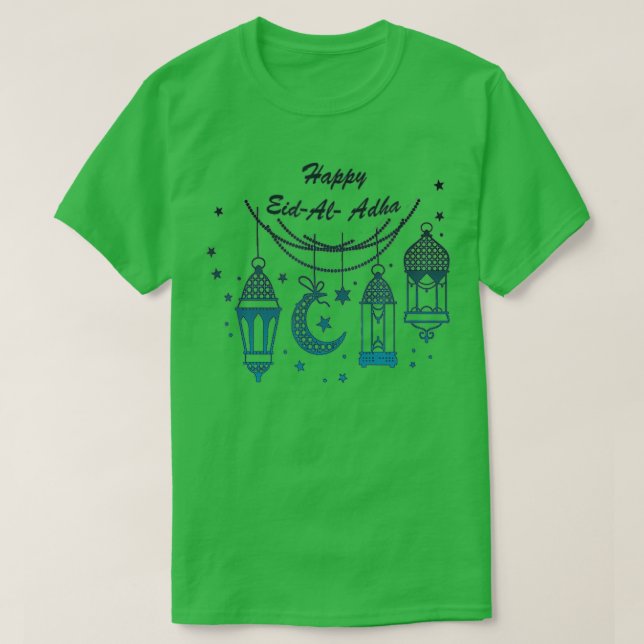 Camiseta Feliz regalo de Eid Al Adha para hombres mujeres (Diseño del anverso)
