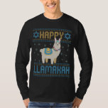 Camiseta Feliz regalo de Hamakah Funny Jewish Hanukkah Lama<br><div class="desc">chanukah,  lamakah,  hanukkah,  dreidel,  jewish,  feo,  suéter,  llama,  navidades,  punto</div>