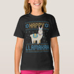 Camiseta Feliz regalo de Hamakah Funny Jewish Hanukkah Lama<br><div class="desc">chanukah,  lamakah,  hanukkah,  dreidel,  jewish,  feo,  suéter,  llama,  navidades,  punto</div>