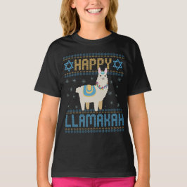 Camiseta Feliz regalo de Hamakah Funny Jewish Hanukkah Lama