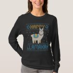 Camiseta Feliz regalo de Hamakah Funny Jewish Hanukkah Lama<br><div class="desc">chanukah,  lamakah,  hanukkah,  dreidel,  jewish,  feo,  suéter,  llama,  navidades,  punto</div>