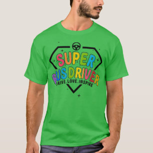 Camiseta Feliz regalo de papá, el piloto del Super Bus De L