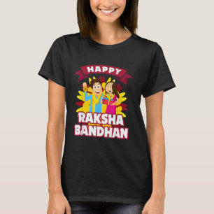 Camiseta Feliz regalo de Raksha Bandhan hermano y hermana R