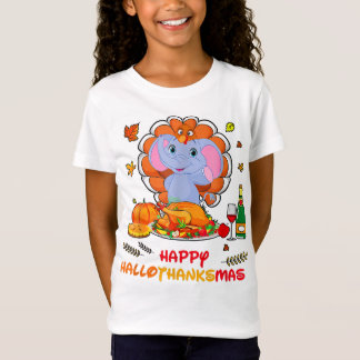 Camiseta Feliz regalo de regalo para Elephant Bebiendo vino