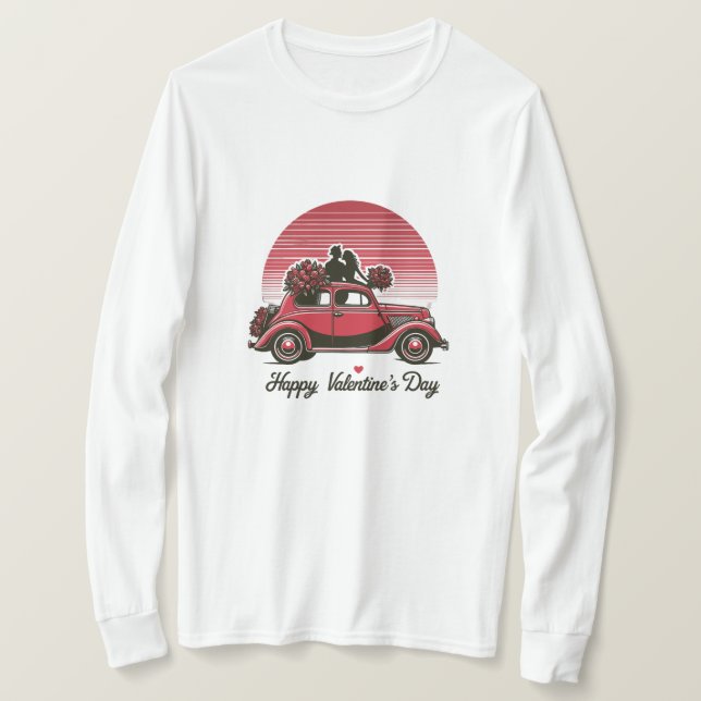 Camiseta Feliz regalo de San Valentín (Anverso del diseño)