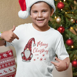 Camiseta Feliz Regalo rústico de navidad en salsa de búfalo