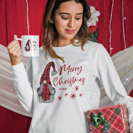 Camiseta Feliz Regalo rústico de navidad en salsa de búfalo