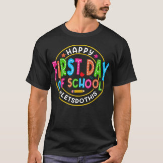 Camiseta Feliz Regreso a Clases Primer Día de Clases
