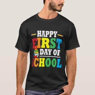 Camiseta Feliz Regreso a la Escuela Primer Día de Clase Pro