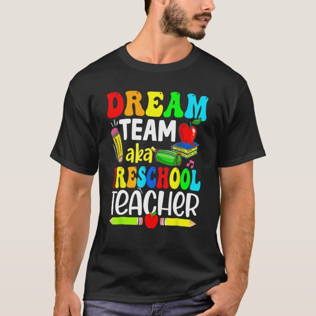Camiseta Feliz Regreso Al Equipo Escolar De Sueño Aka (Anverso)