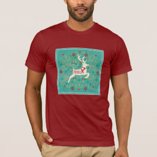 Camiseta Feliz reno del trullo del día de fiesta